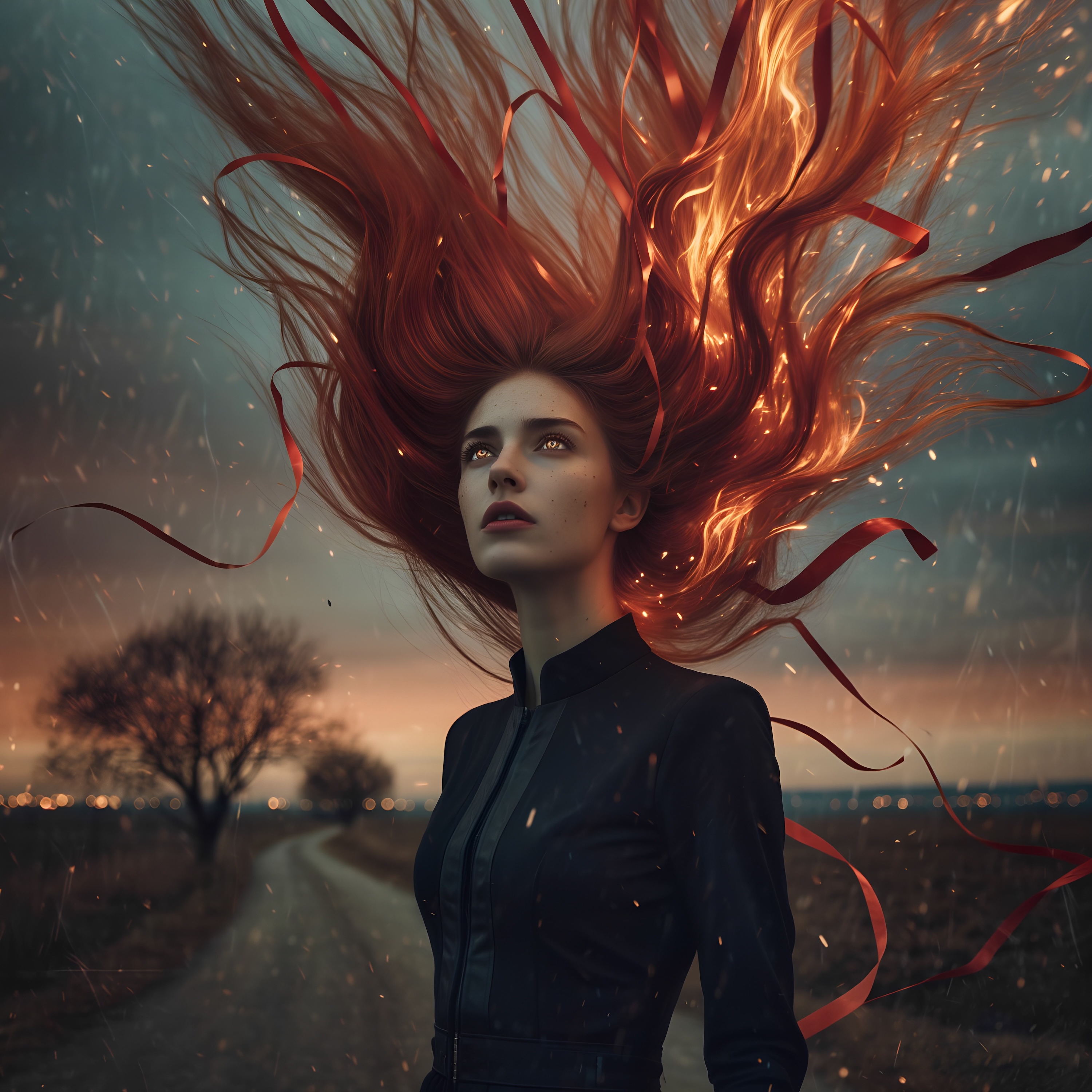 Girl on fire